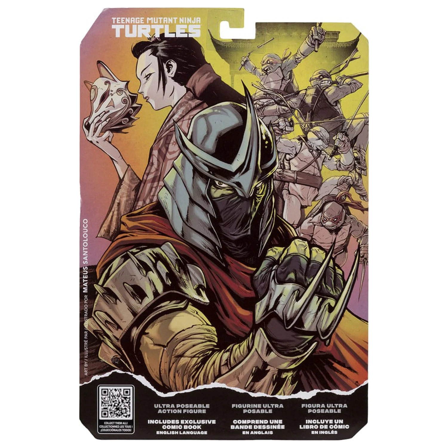 Teenage Mutant Ninja Turtles Page Punchers Action Figur Shredder 14 cm Produktfoto