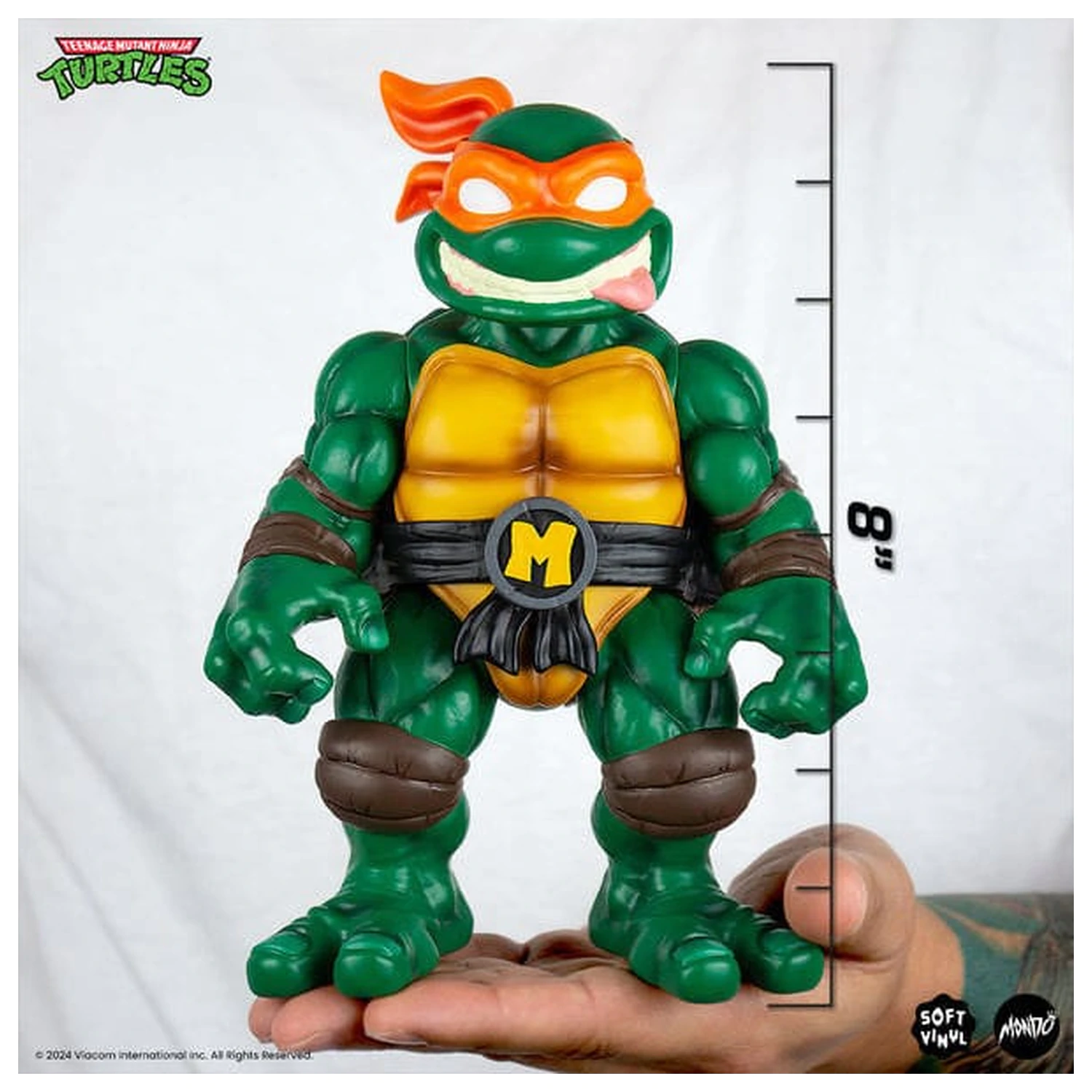 Teenage Mutant Ninja Turtles Weich-Vinyl-Figur Michelangelo 20 cm Produktfoto