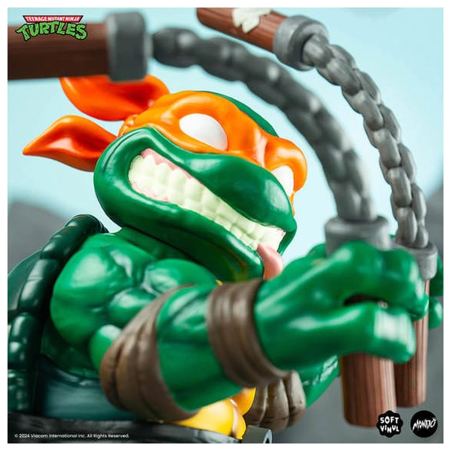 Teenage Mutant Ninja Turtles Weich-Vinyl-Figur Michelangelo 20 cm Produktfoto