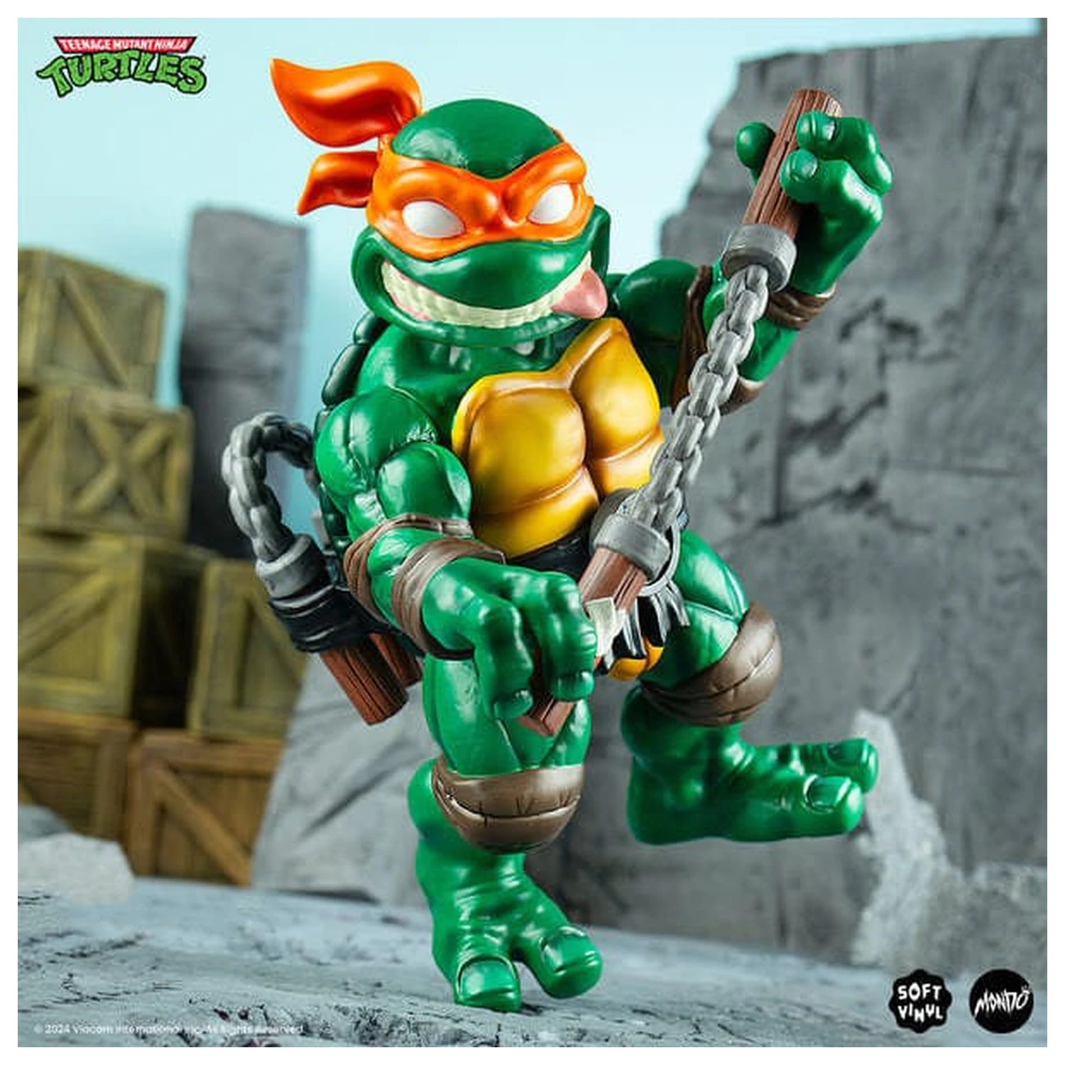 Teenage Mutant Ninja Turtles Weich-Vinyl-Figur Michelangelo 20 cm Produktfoto