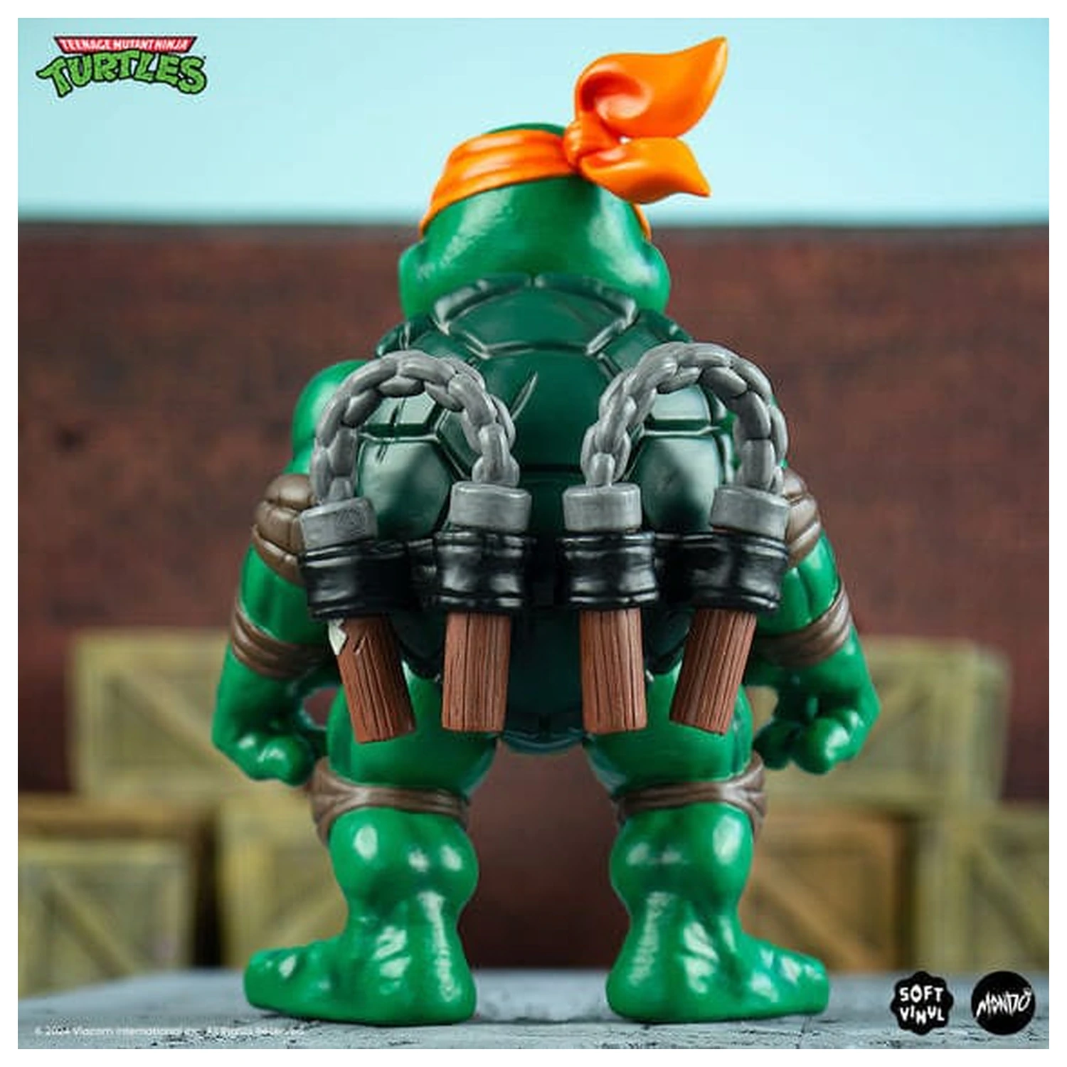 Teenage Mutant Ninja Turtles Weich-Vinyl-Figur Michelangelo 20 cm Produktfoto