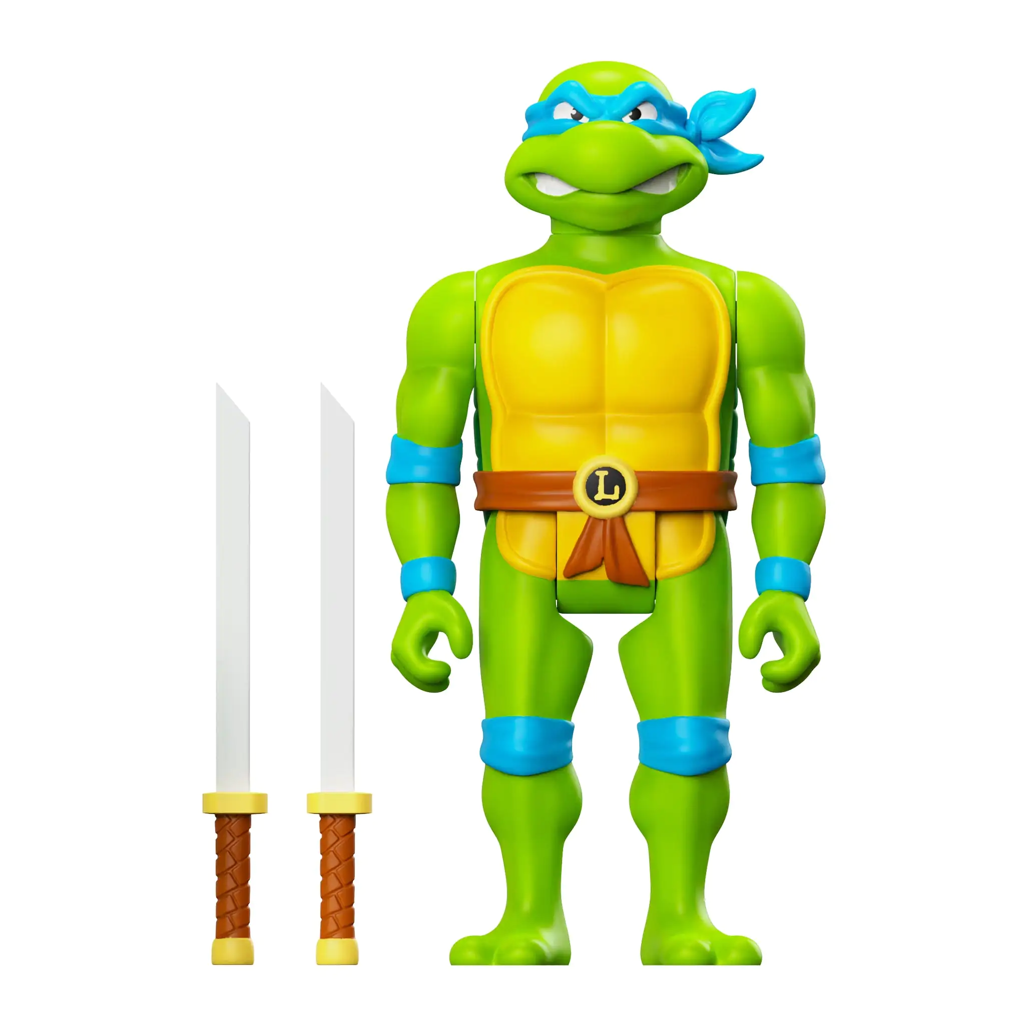 Teenage Mutant Ninja Turtles  ReAction Actionfigur Leonardo 10 cm termékfotó