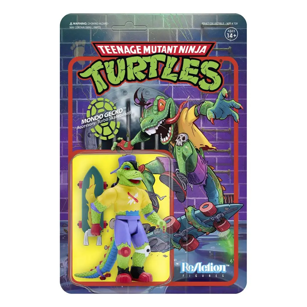 Teenage Mutant Ninja Turtles ReAction Actionfigur Mondo Gecko Wave 4 10 cm termékfotó