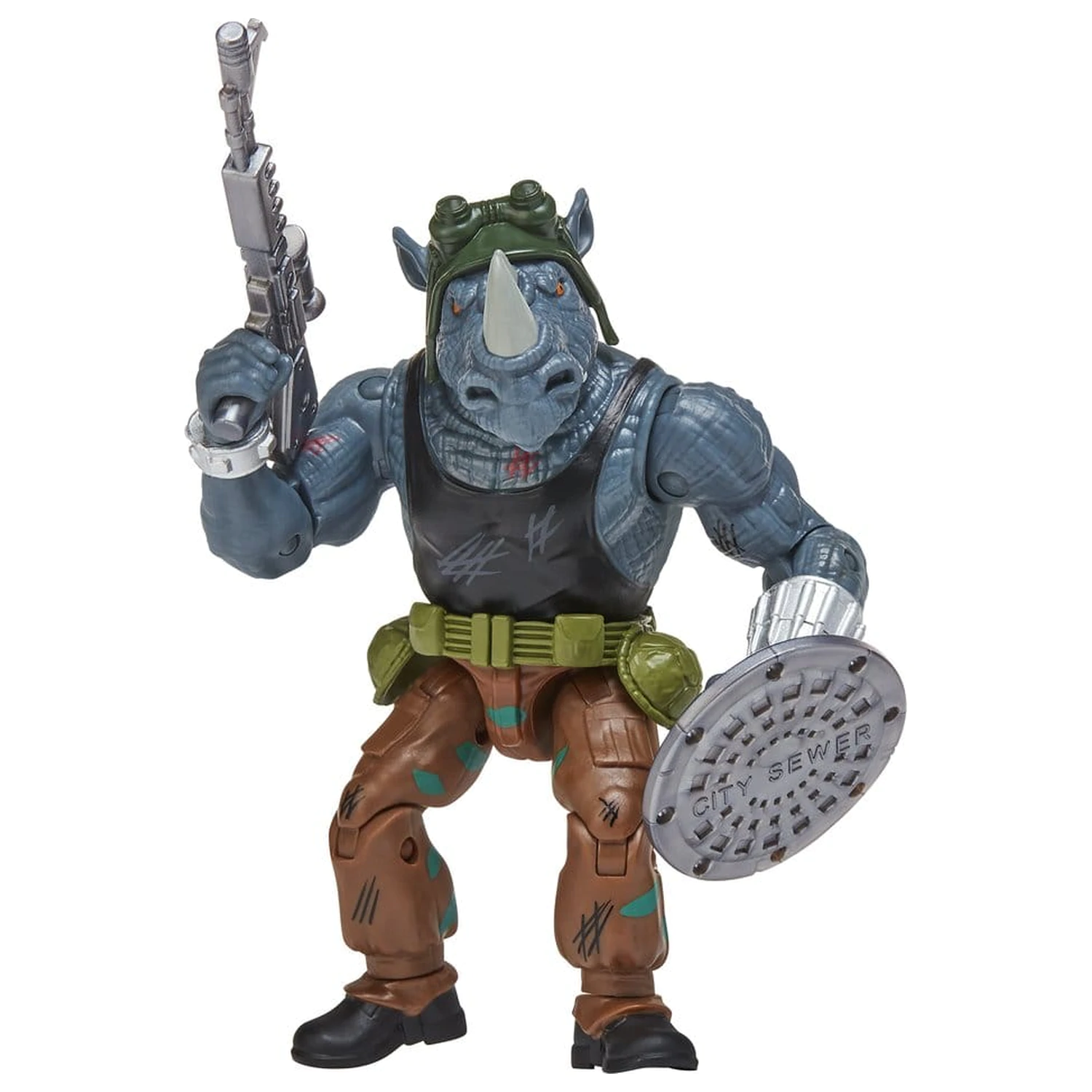 Teenage Mutant Ninja Turtles: Remastered Action-Figuren Raphael gegen Rocksteady Produktfoto