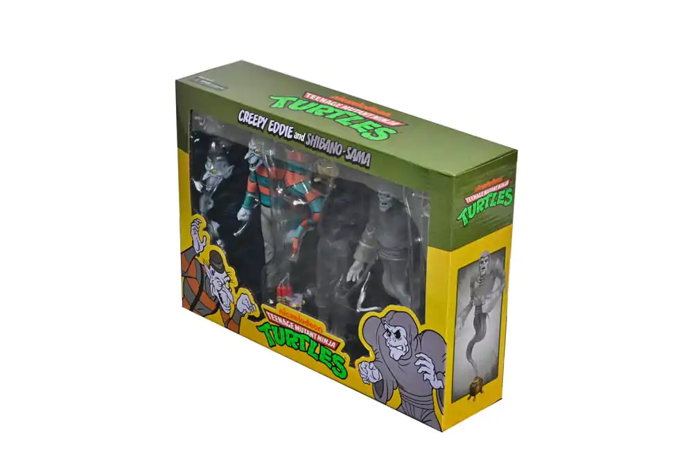 Teenage Mutant Ninja Turtles: Saturday Morning Adventures Action Figure 2er-Pack Creepy Eddie & Shibano-Sama 17 cm Produktfoto