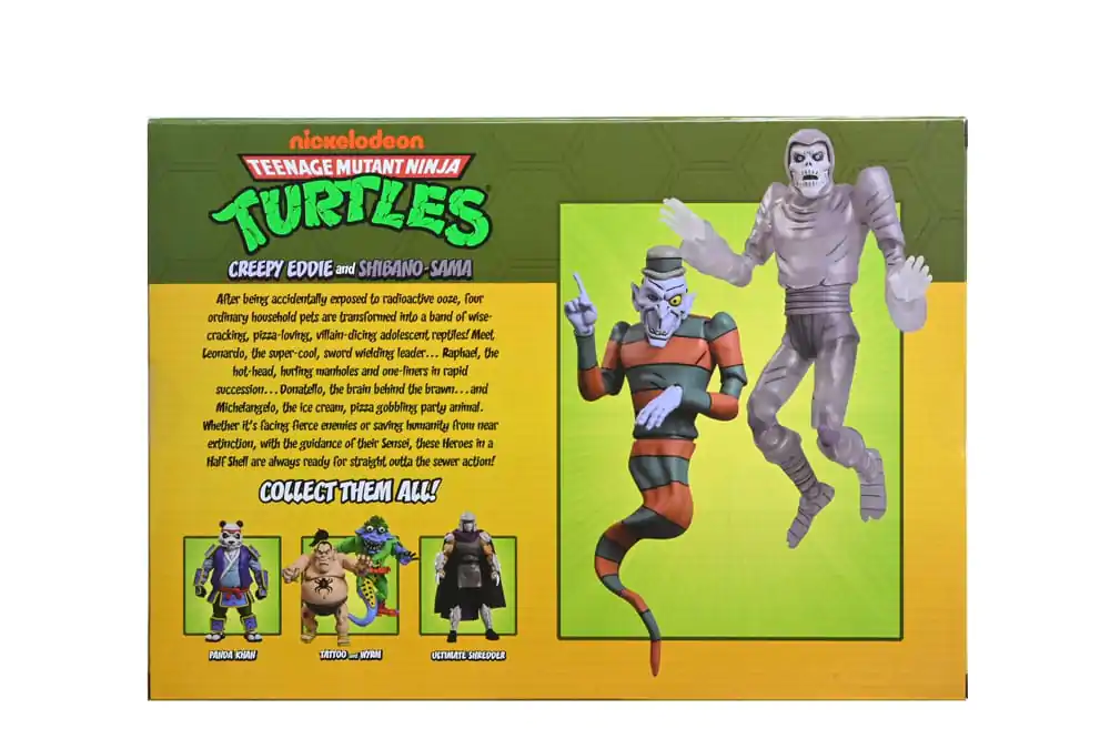 Teenage Mutant Ninja Turtles: Saturday Morning Adventures Action Figure 2er-Pack Creepy Eddie & Shibano-Sama 17 cm Produktfoto