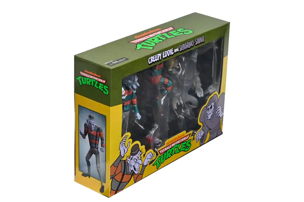 Teenage Mutant Ninja Turtles: Saturday Morning Adventures Action Figure 2er-Pack Creepy Eddie & Shibano-Sama 17 cm Produktfoto