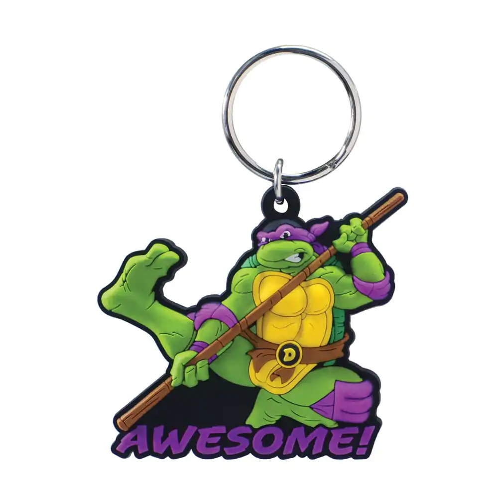 Teenage Mutant Ninja Turtles Soft Touch PVC Taschenclip Donatello Produktfoto