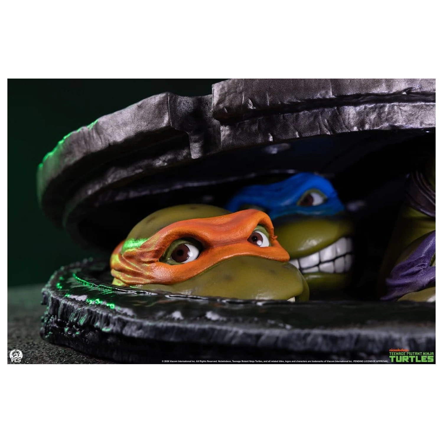 Teenage Mutant Ninja Turtles Tabletop 1/4 Untergrund 11 cm Produktfoto