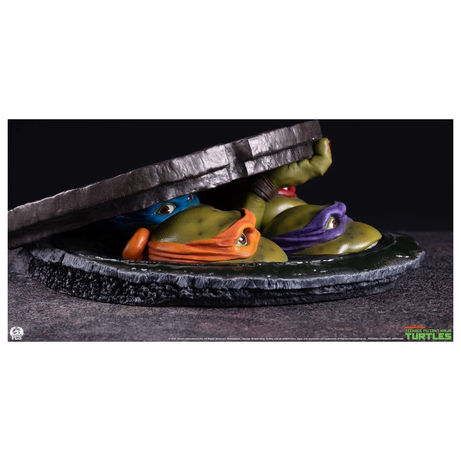 Teenage Mutant Ninja Turtles Tabletop 1/4 Untergrund 11 cm Produktfoto