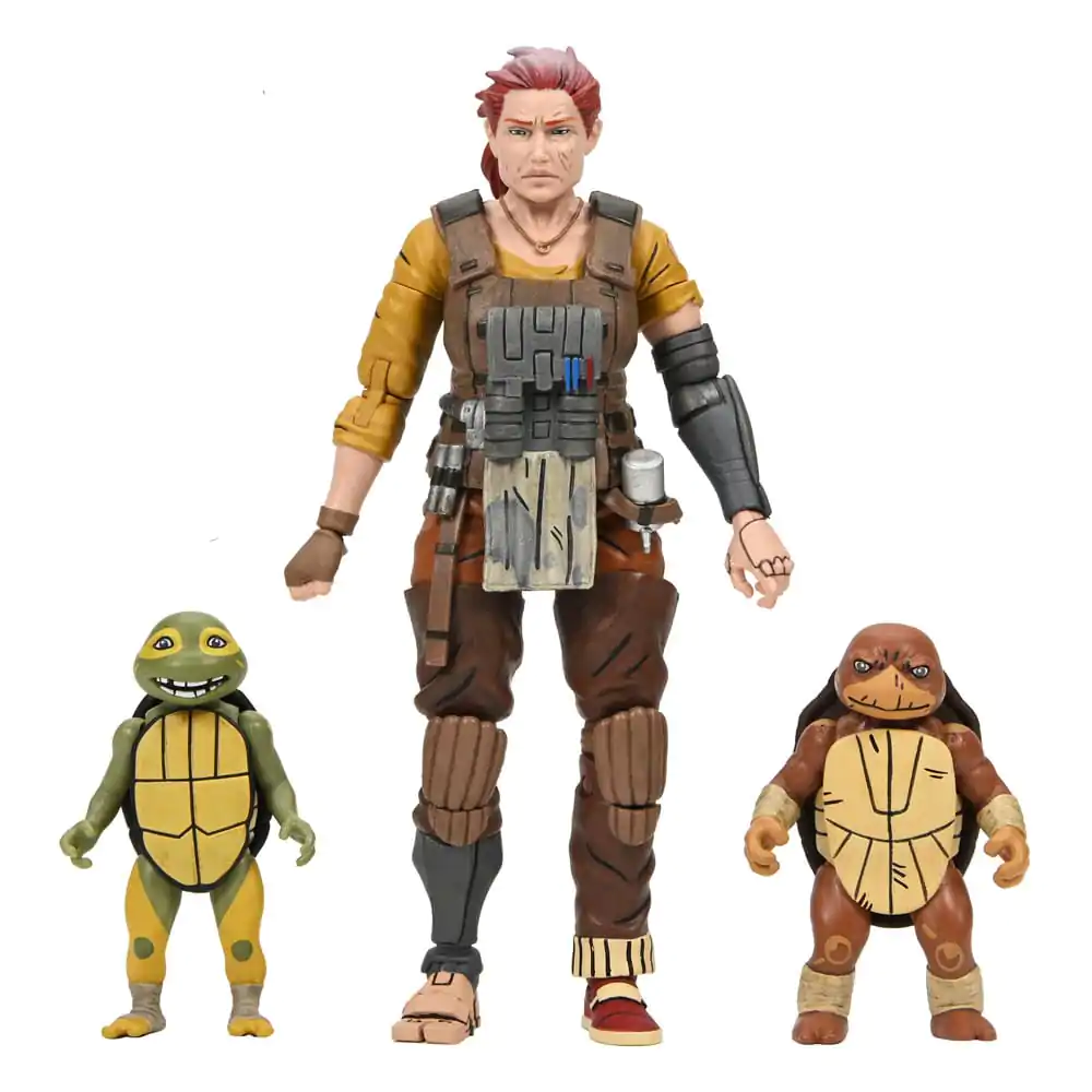 Teenage Mutant Ninja Turtles (The Last Ronin The Lost Years) Actionfigur Grammy April with Baby Yi & Moja 18 cm Produktfoto