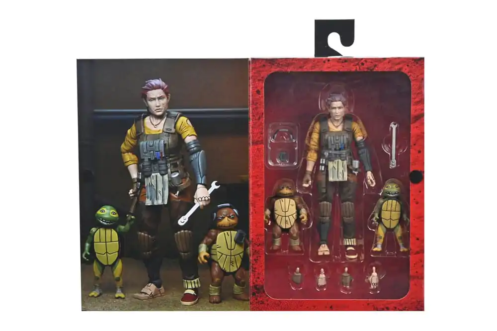 Teenage Mutant Ninja Turtles (The Last Ronin The Lost Years) Actionfigur Grammy April with Baby Yi & Moja 18 cm Produktfoto