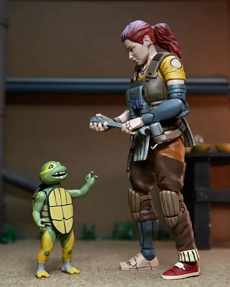 Teenage Mutant Ninja Turtles (The Last Ronin The Lost Years) Actionfigur Grammy April with Baby Yi & Moja 18 cm Produktfoto