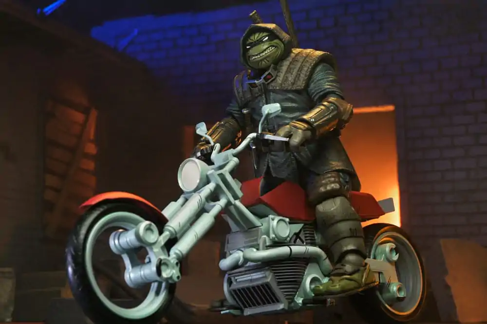 Teenage Mutant Ninja Turtles (The Last Ronin The Lost Years) Actionfigur Casey Marie with Last Ronin Motorcycle 18 cm Produktfoto