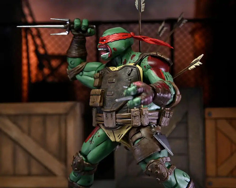 Teenage Mutant Ninja Turtles The Last Ronin Actionfigur Ultimate First to Fall Raphael 18 cm termékfotó