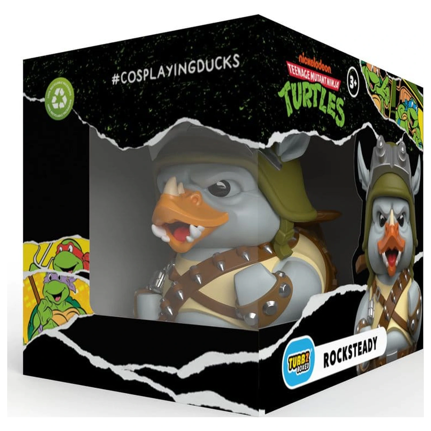 Teenage Mutant Ninja Turtles Tubbz PVC Figur Rocksteady Produktfoto
