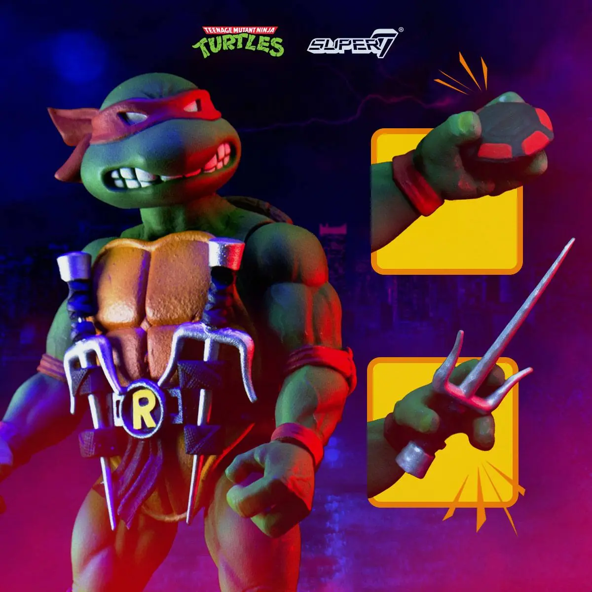 Teenage Mutant Ninja Turtles Ultimates Actionfigur Raphael 18 cm Produktfoto