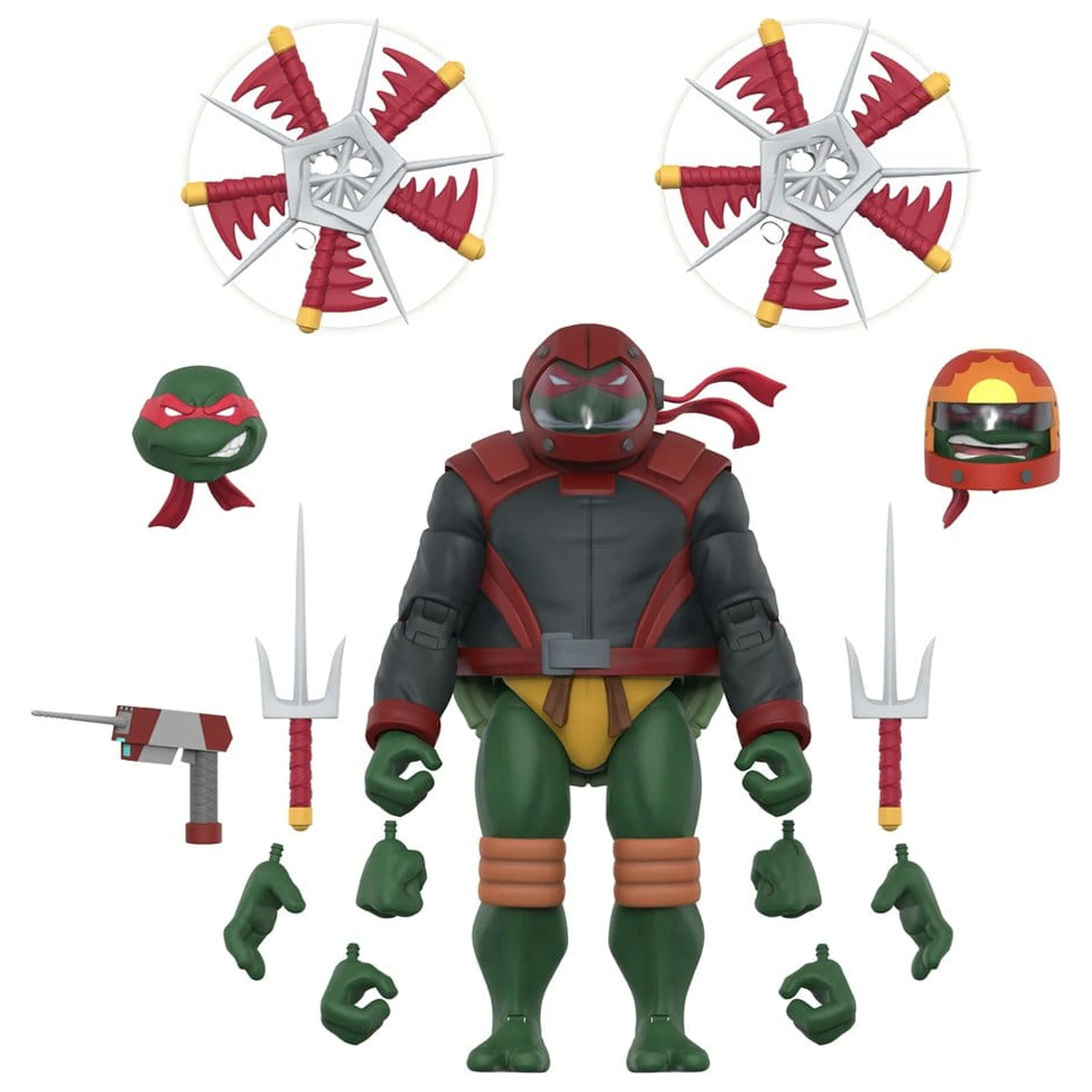 Teenage Mutant Ninja Turtles Ultimates Actionfigur Wave 14 Raphael (Road Gear) Produktfoto