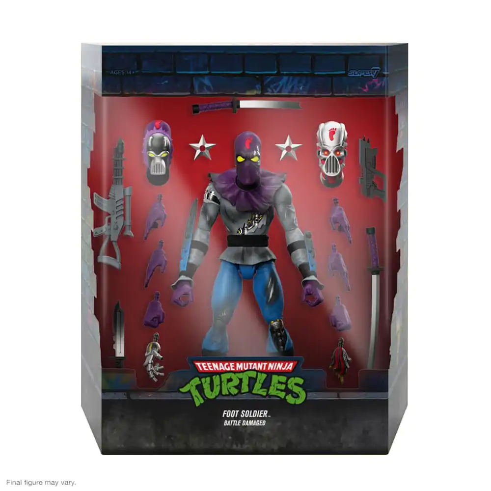 Teenage Mutant Ninja Turtles Ultimates Actionfigur Foot Soldier (Battle  Damaged) 18 cm termékfotó