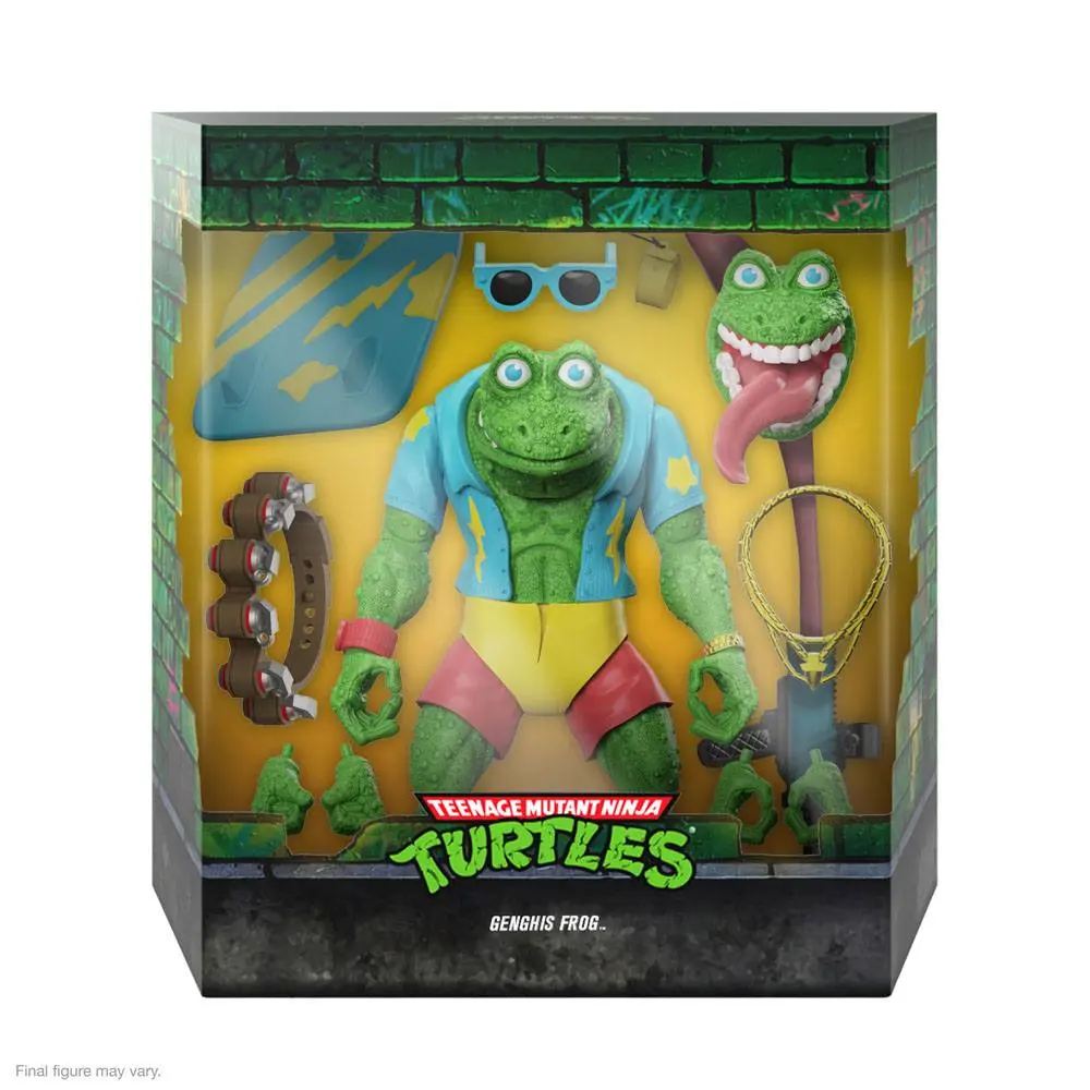 Teenage Mutant Ninja Turtles Ultimates Actionfigur Genghis Frog 18 cm termékfotó
