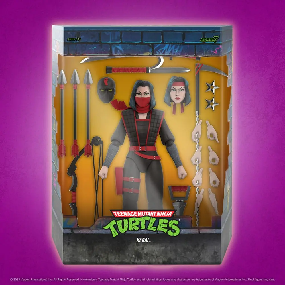 Teenage Mutant Ninja Turtles Ultimates Action Figur Karai 18 cm termékfotó