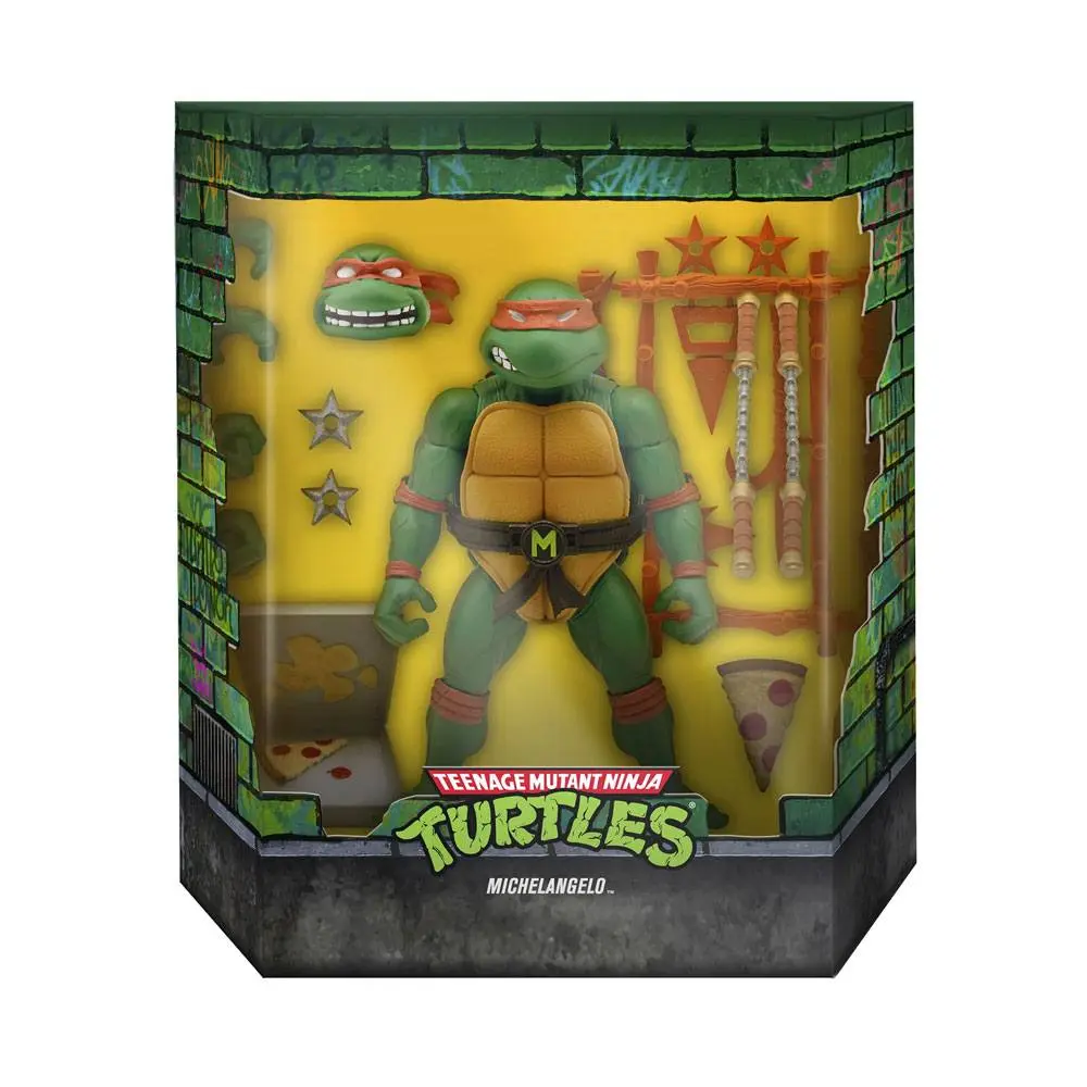 Teenage Mutant Ninja Turtles Ultimates Actionfigur Michaelangelo 18 cm termékfotó