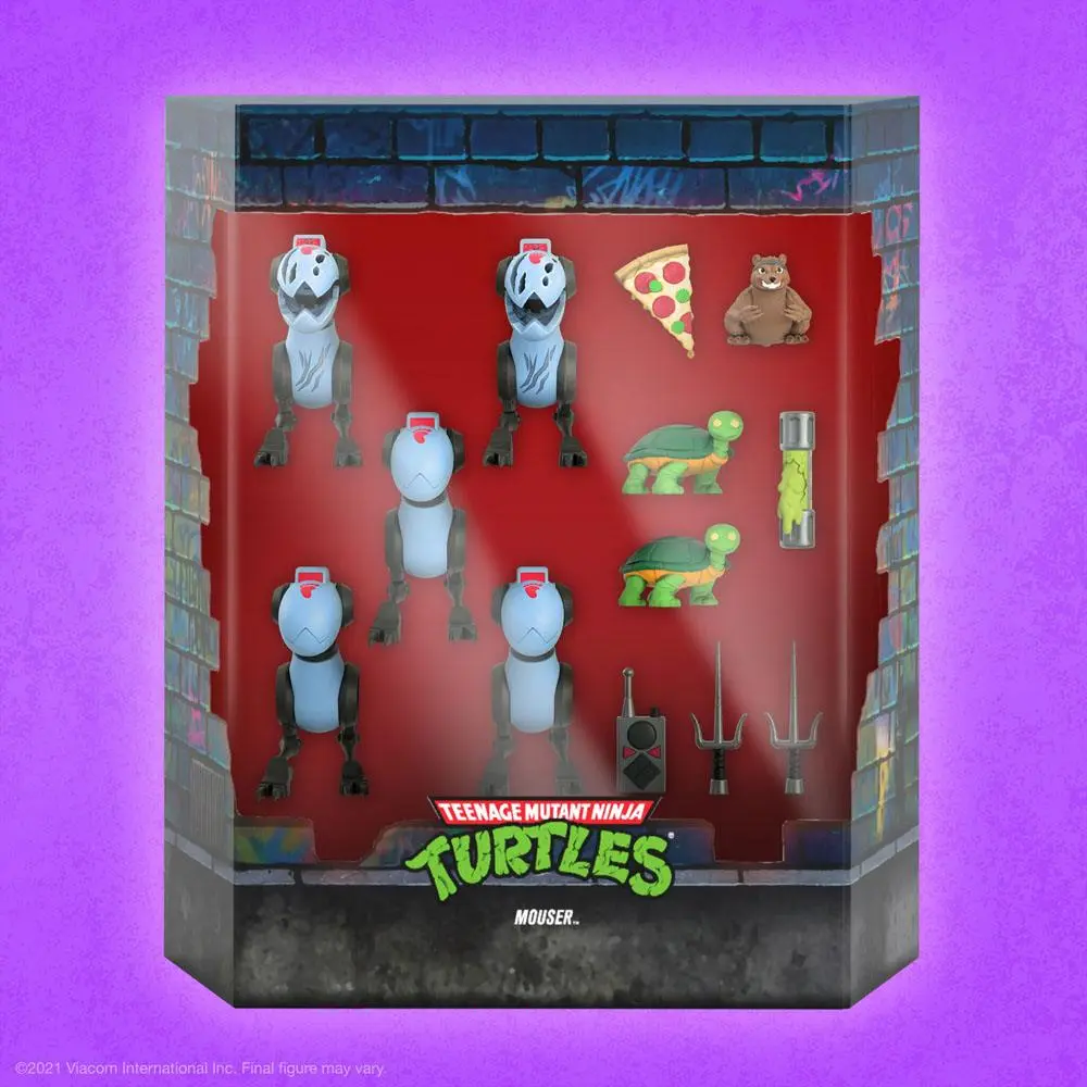 Teenage Mutant Ninja Turtles Ultimates Actionfiguren 5er-Pack Mousers 8 cm termékfotó