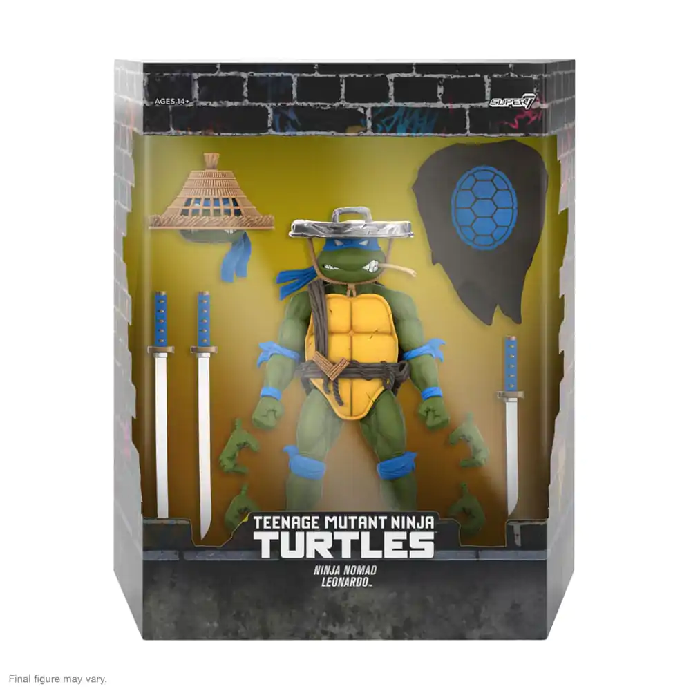 Teenage Mutant Ninja Turtles Ultimates Actionfigur Ninja Nomad Leonardo 18 cm termékfotó