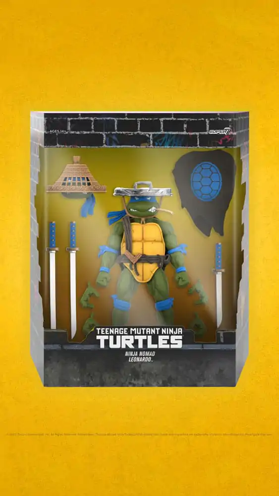 Teenage Mutant Ninja Turtles Ultimates Actionfigur Ninja Nomad Leonardo 18 cm termékfotó