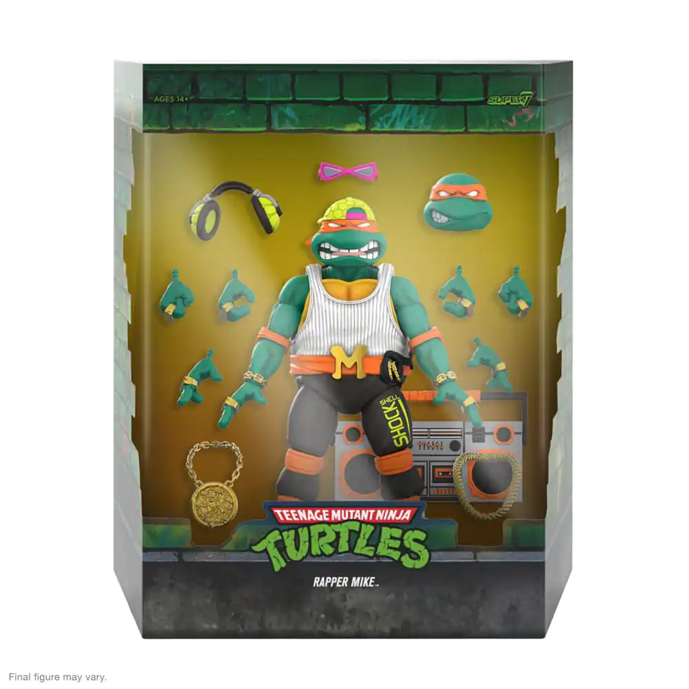 Teenage Mutant Ninja Turtles Ultimates Actionfigur Rappin' Mike 18 cm termékfotó