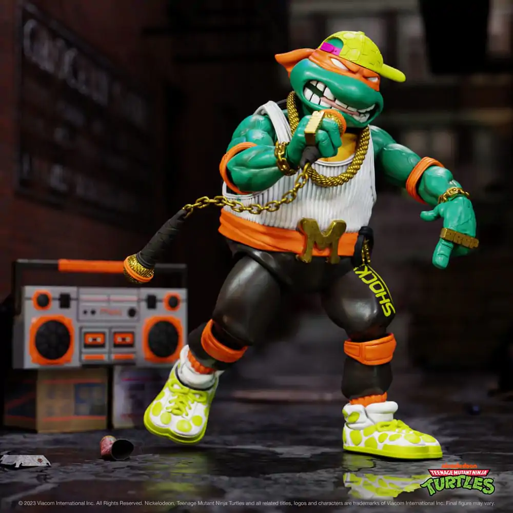 Teenage Mutant Ninja Turtles Ultimates Actionfigur Rappin' Mike 18 cm termékfotó