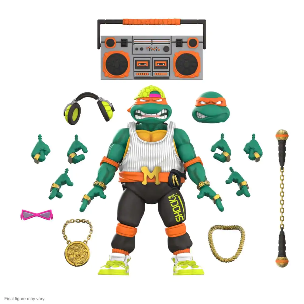 Teenage Mutant Ninja Turtles Ultimates Actionfigur Rappin' Mike 18 cm termékfotó