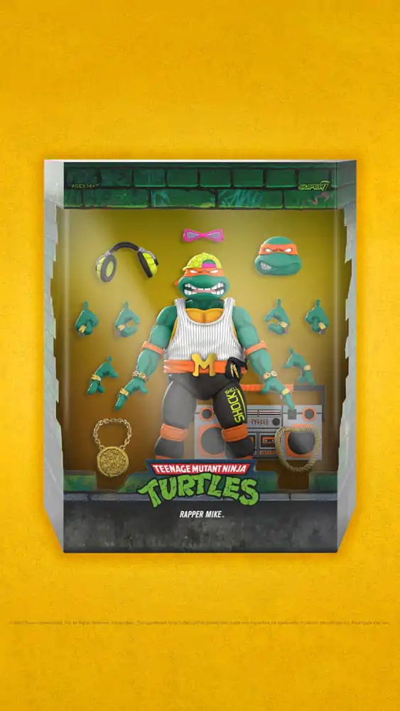 Teenage Mutant Ninja Turtles Ultimates Actionfigur Rappin' Mike 18 cm termékfotó