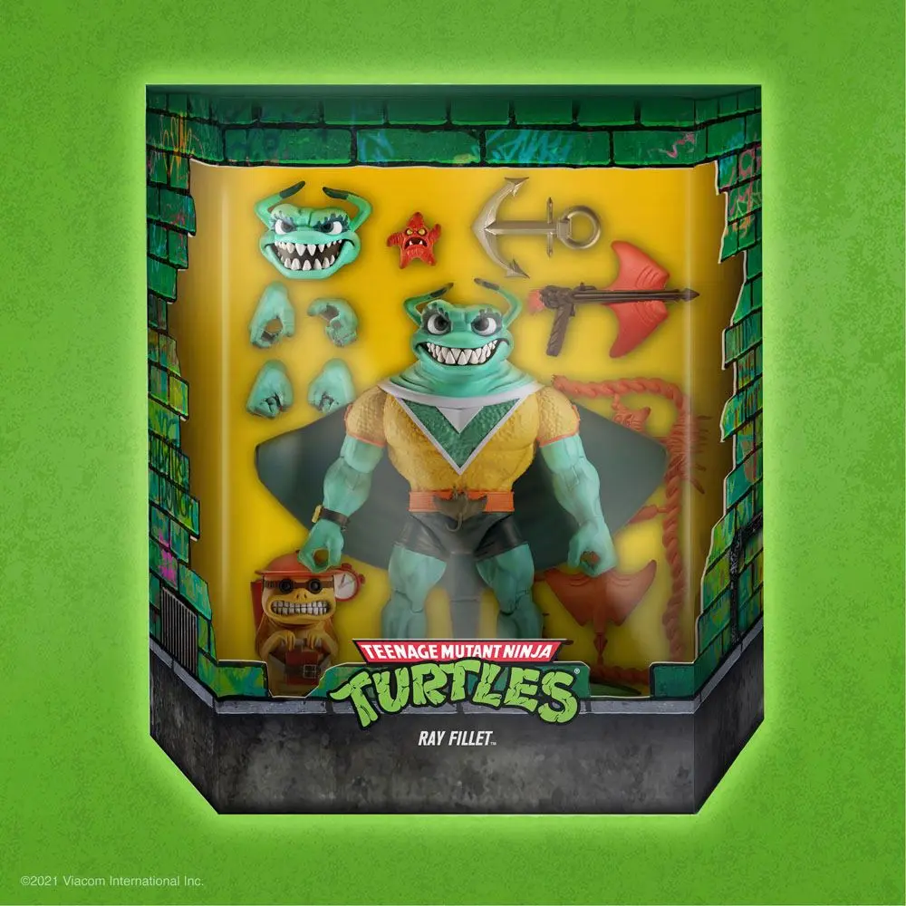 Teenage Mutant Ninja Turtles Ultimates Actionfigur Ray Fillet 18 cm Produktfoto