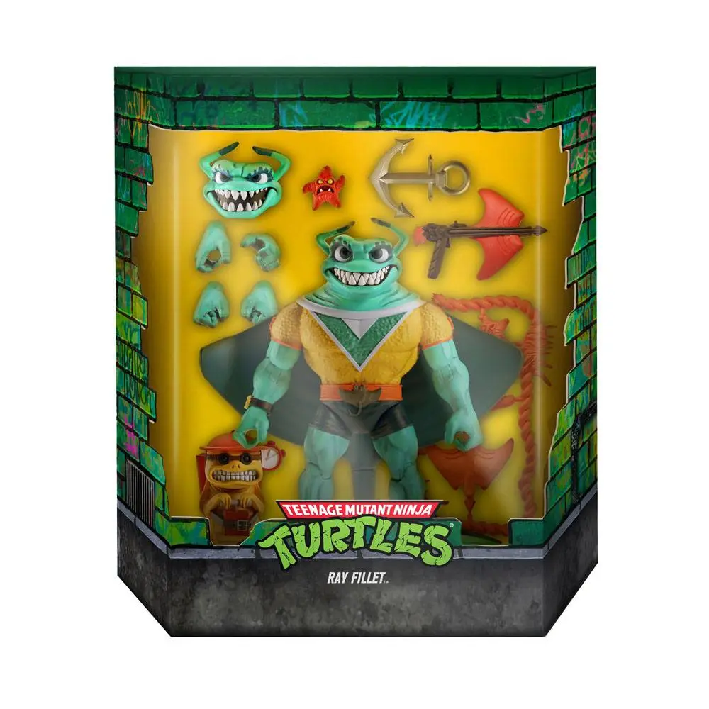 Teenage Mutant Ninja Turtles Ultimates Actionfigur Ray Fillet 18 cm Produktfoto