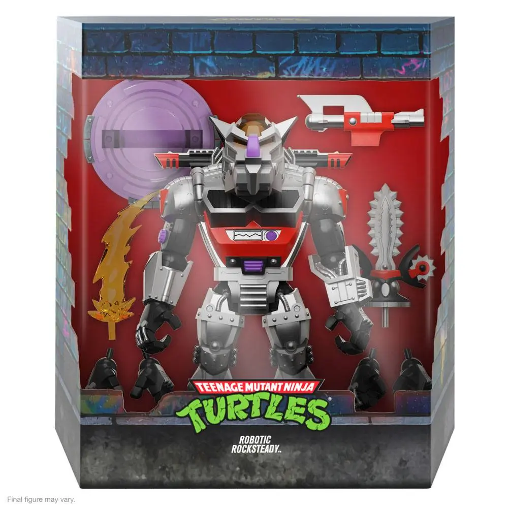 Teenage Mutant Ninja Turtles Ultimates Actionfigur Robot Rocksteady 20 cm termékfotó