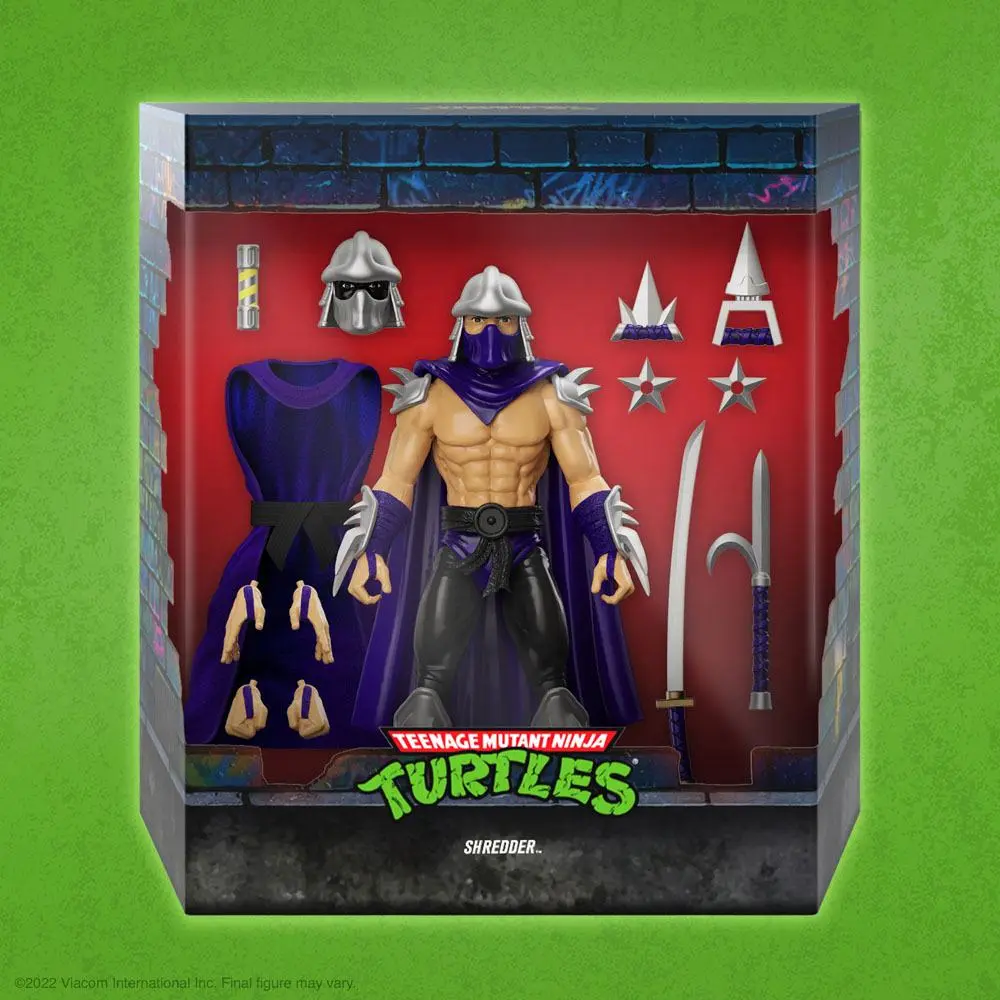 Teenage Mutant Ninja Turtles Ultimates Actionfigur Shredder (Silver Armor) 18 cm termékfotó