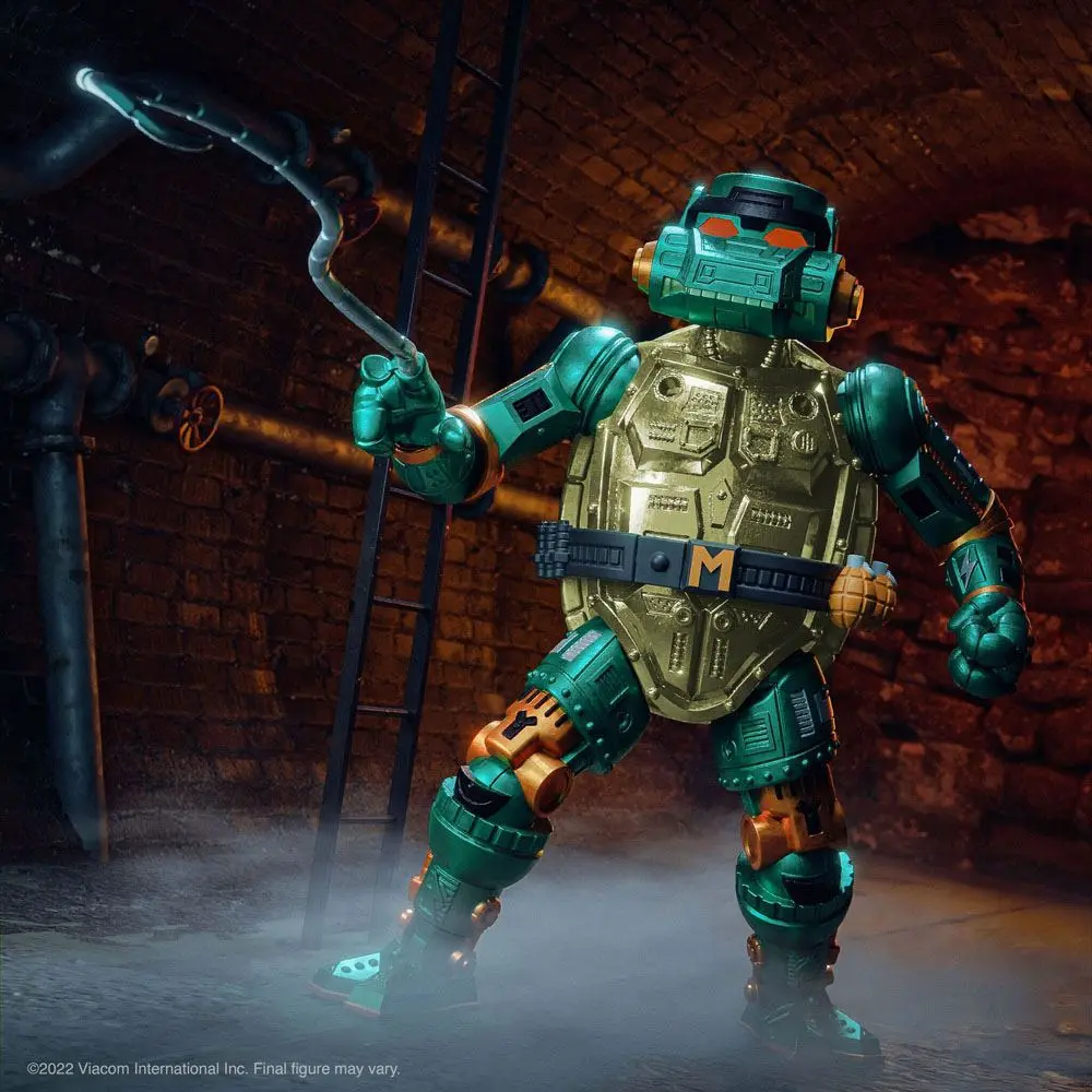 Teenage Mutant Ninja Turtles Ultimates Actionfigur Warrior Metalhead Michelangelo 18 cm termékfotó