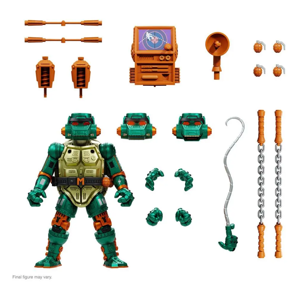 Teenage Mutant Ninja Turtles Ultimates Actionfigur Warrior Metalhead Michelangelo 18 cm termékfotó