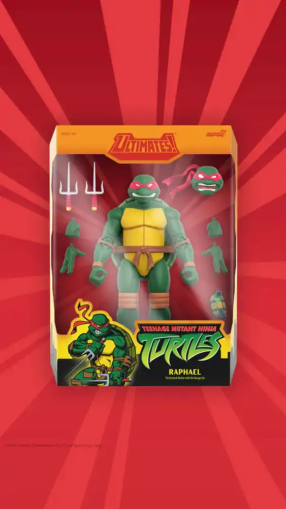 Teenage Mutant Ninja Turtles Ultimates Actionfigur Wave 12 Raphael 18 cm termékfotó