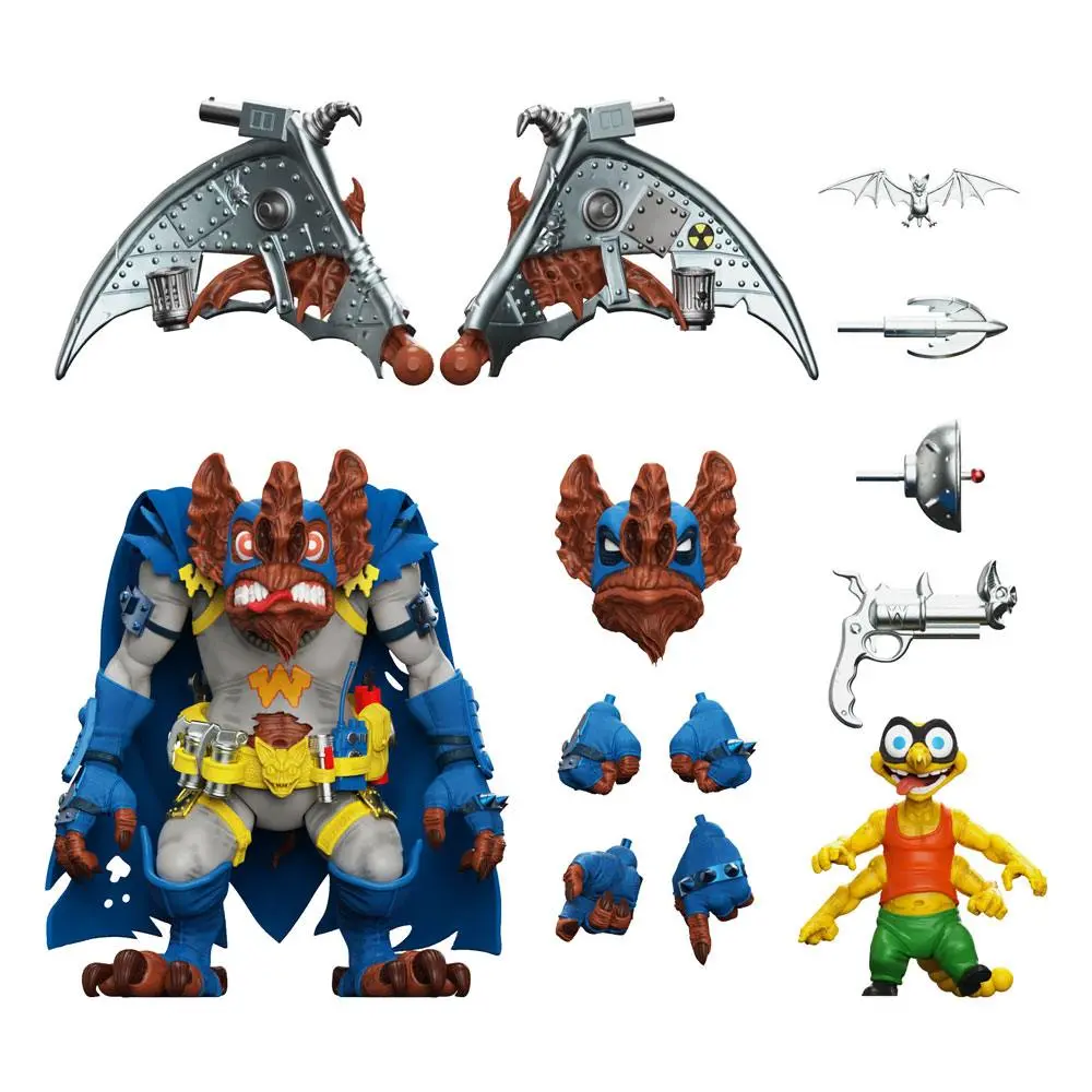 Teenage Mutant Ninja Turtles Ultimates Actionfigur Wingnut & Screwloose 18 cm termékfotó