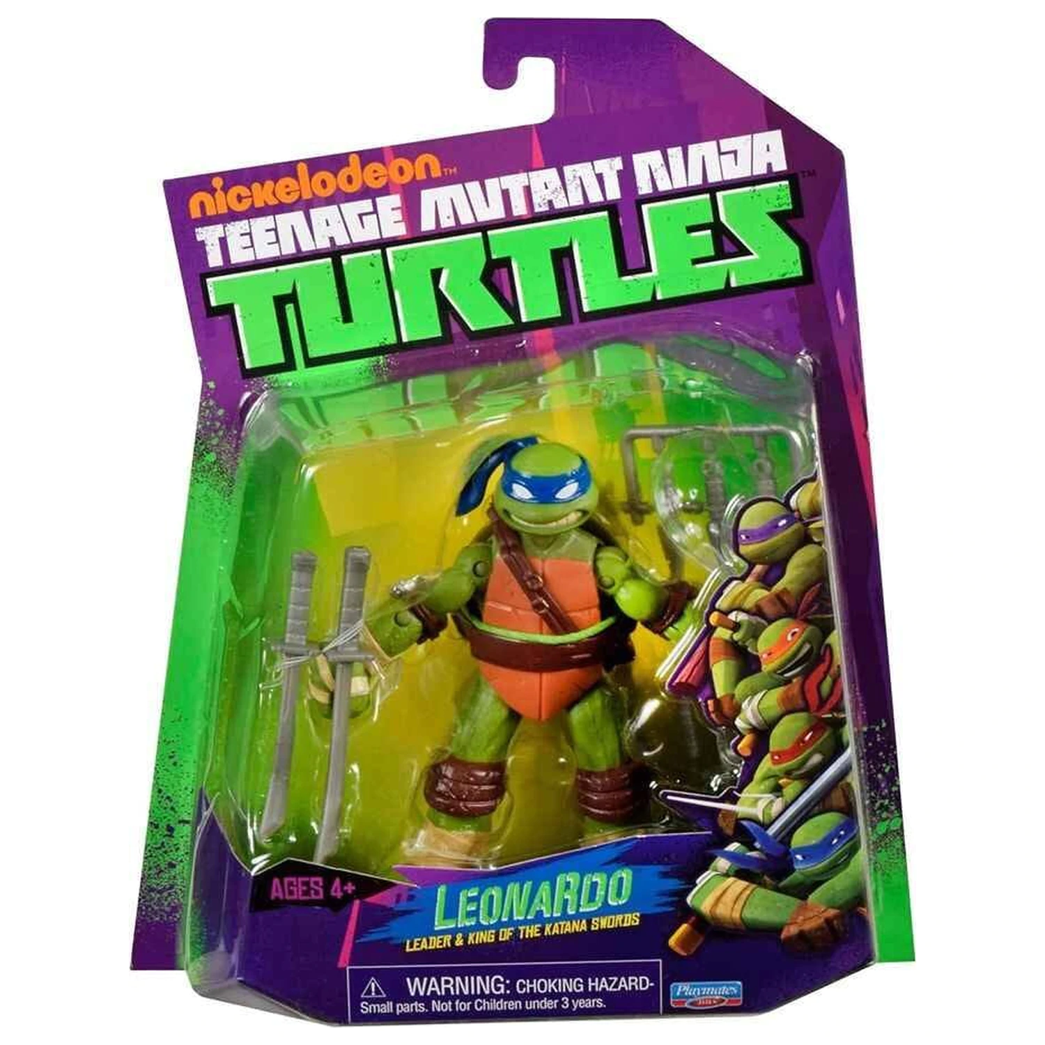 Teenage Mutant Ninja Turtles World of TMNT Actionfigur Leonardo 11 cm Produktfoto