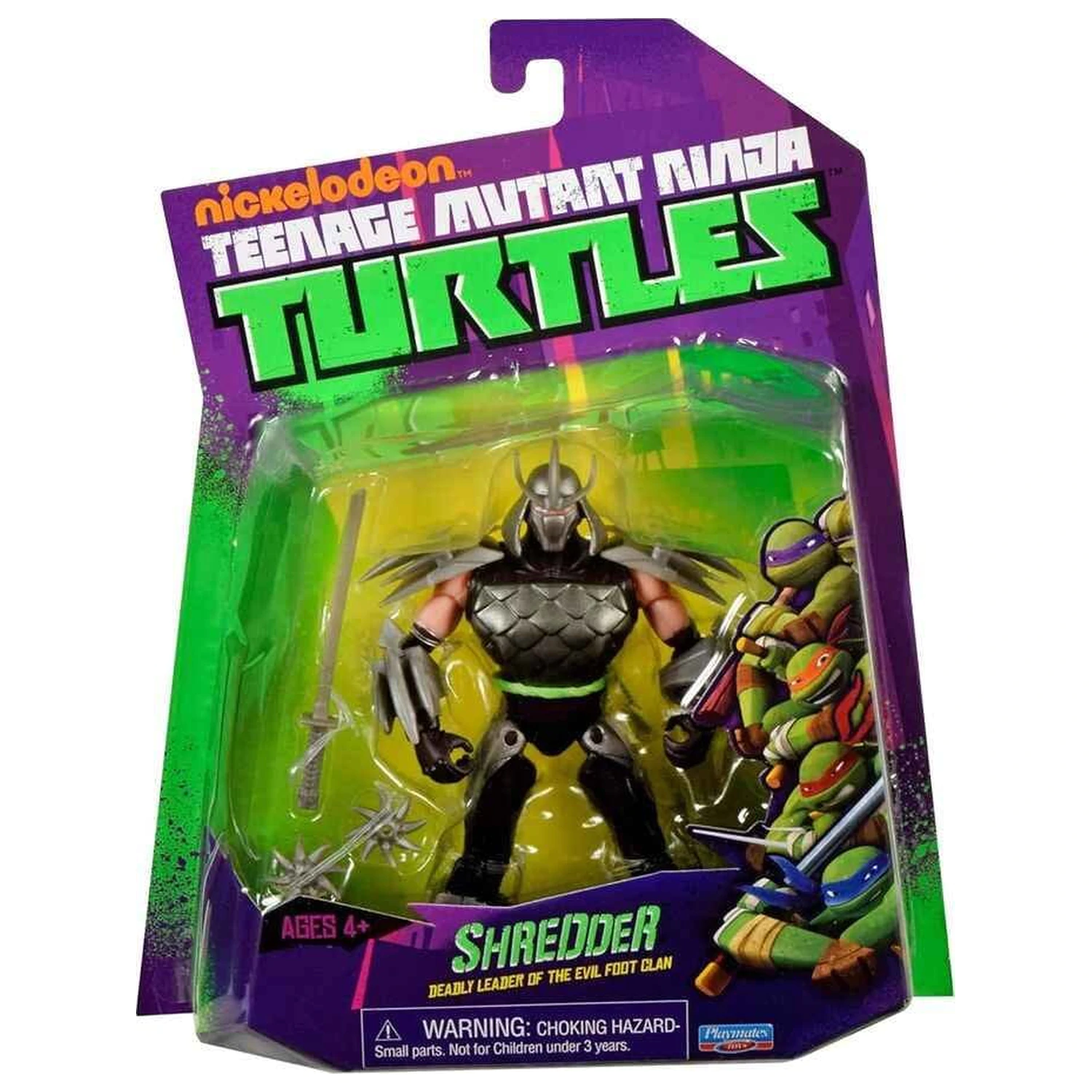 Teenage Mutant Ninja Turtles World of TMNT Action Figur Shredder 11 cm Produktfoto