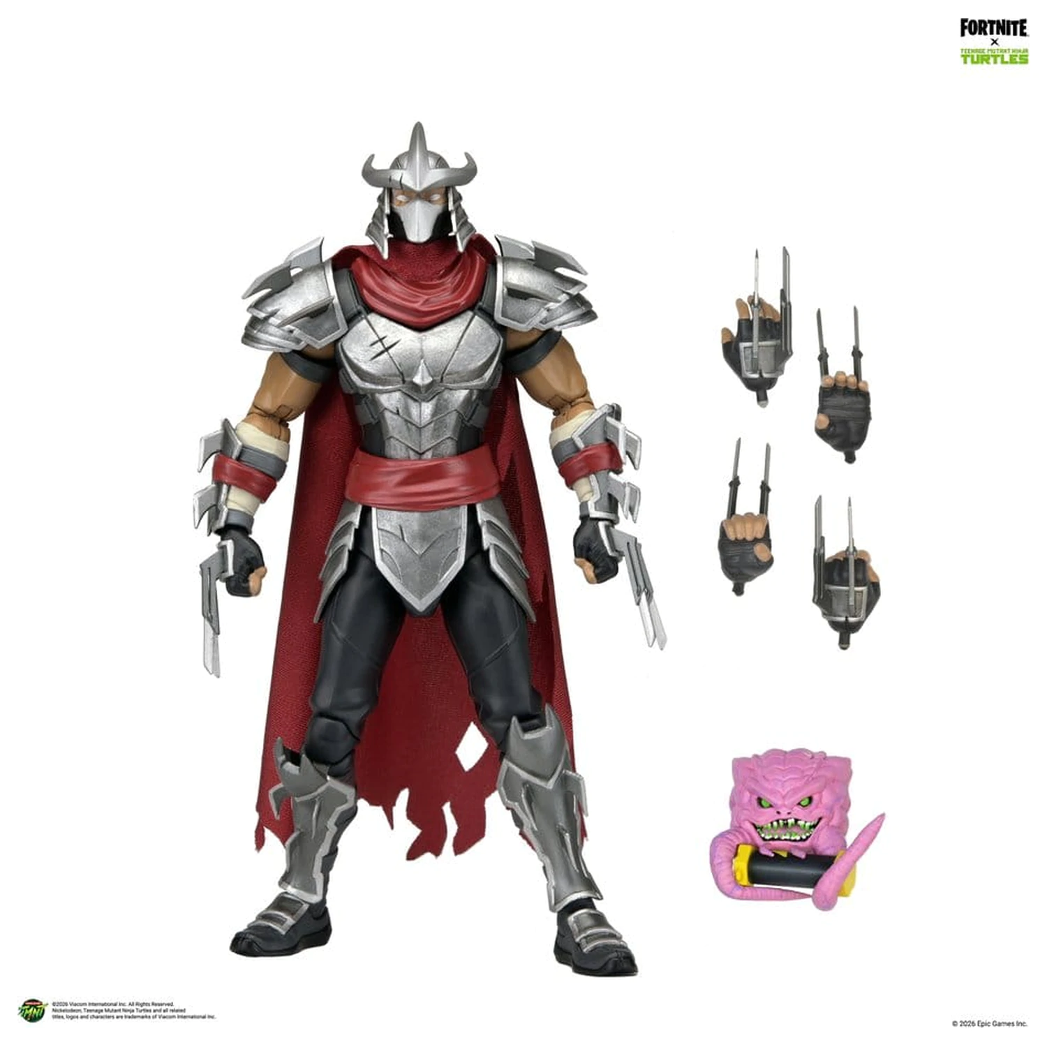 Teenage Mutant Ninja Turtles x Fortnite Action-Figur Shredder 18 cm Produktfoto