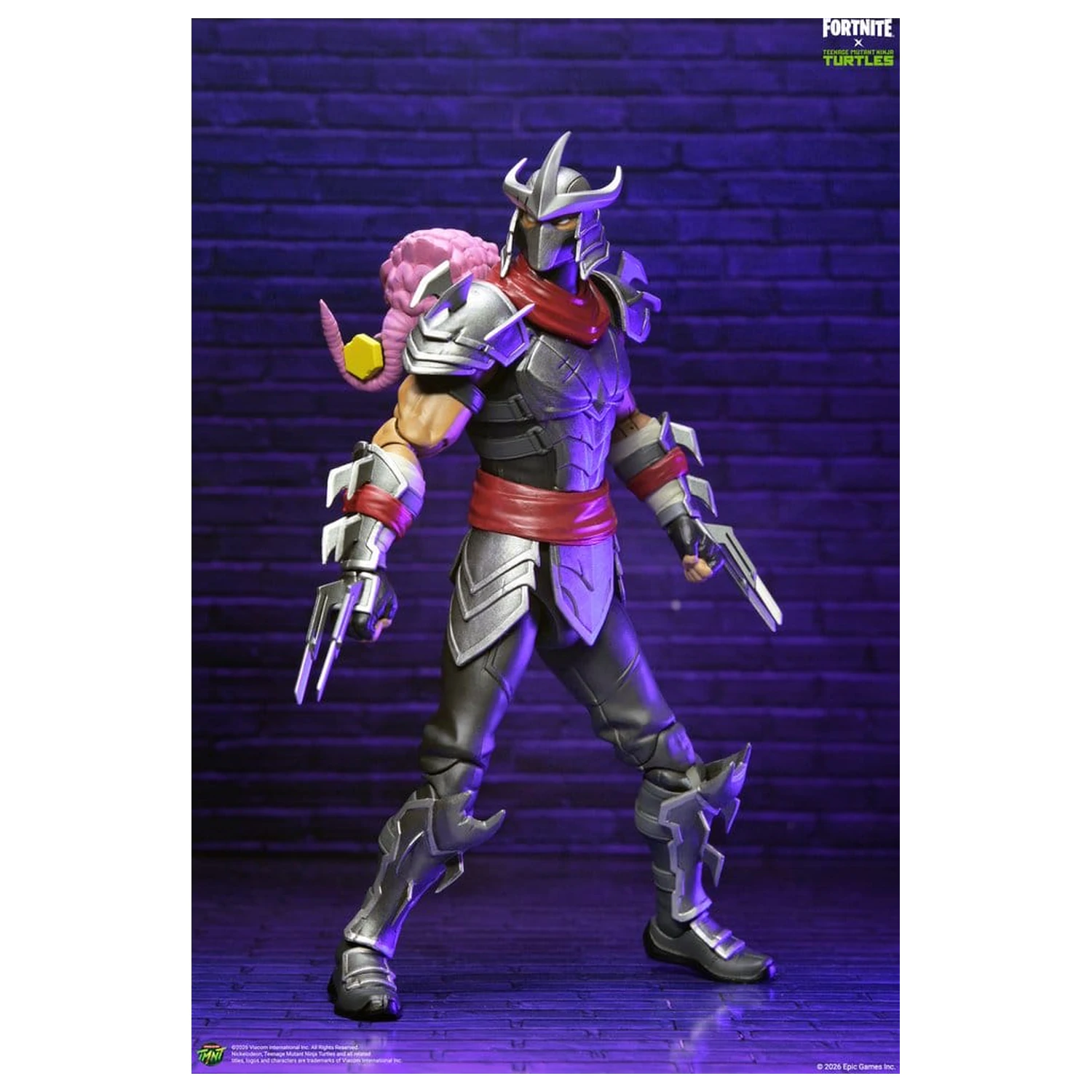 Teenage Mutant Ninja Turtles x Fortnite Action-Figur Shredder 18 cm Produktfoto