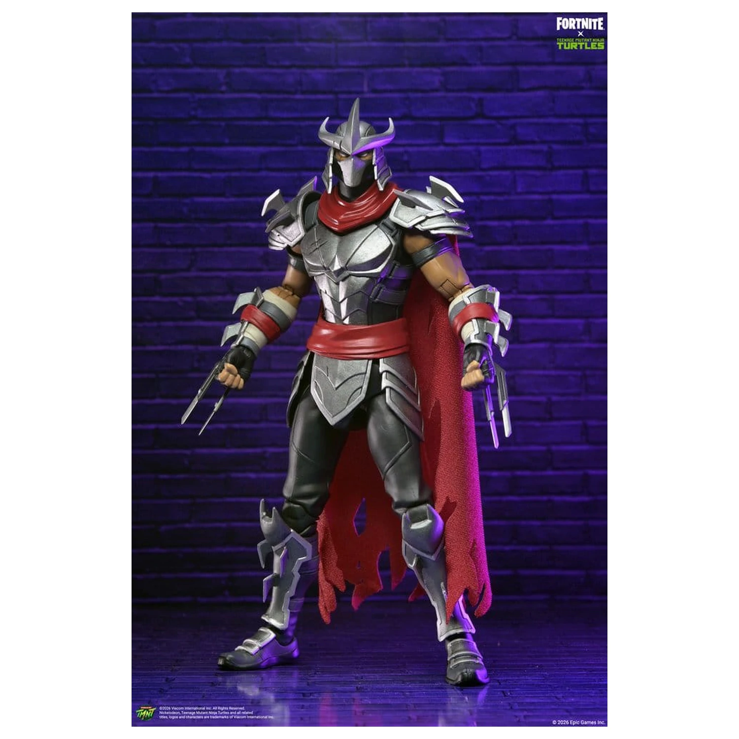 Teenage Mutant Ninja Turtles x Fortnite Action-Figur Shredder 18 cm Produktfoto