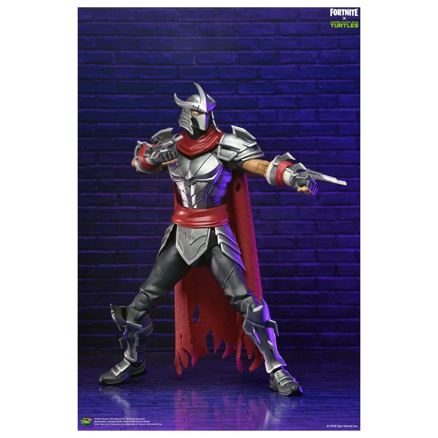 Teenage Mutant Ninja Turtles x Fortnite Action-Figur Shredder 18 cm Produktfoto