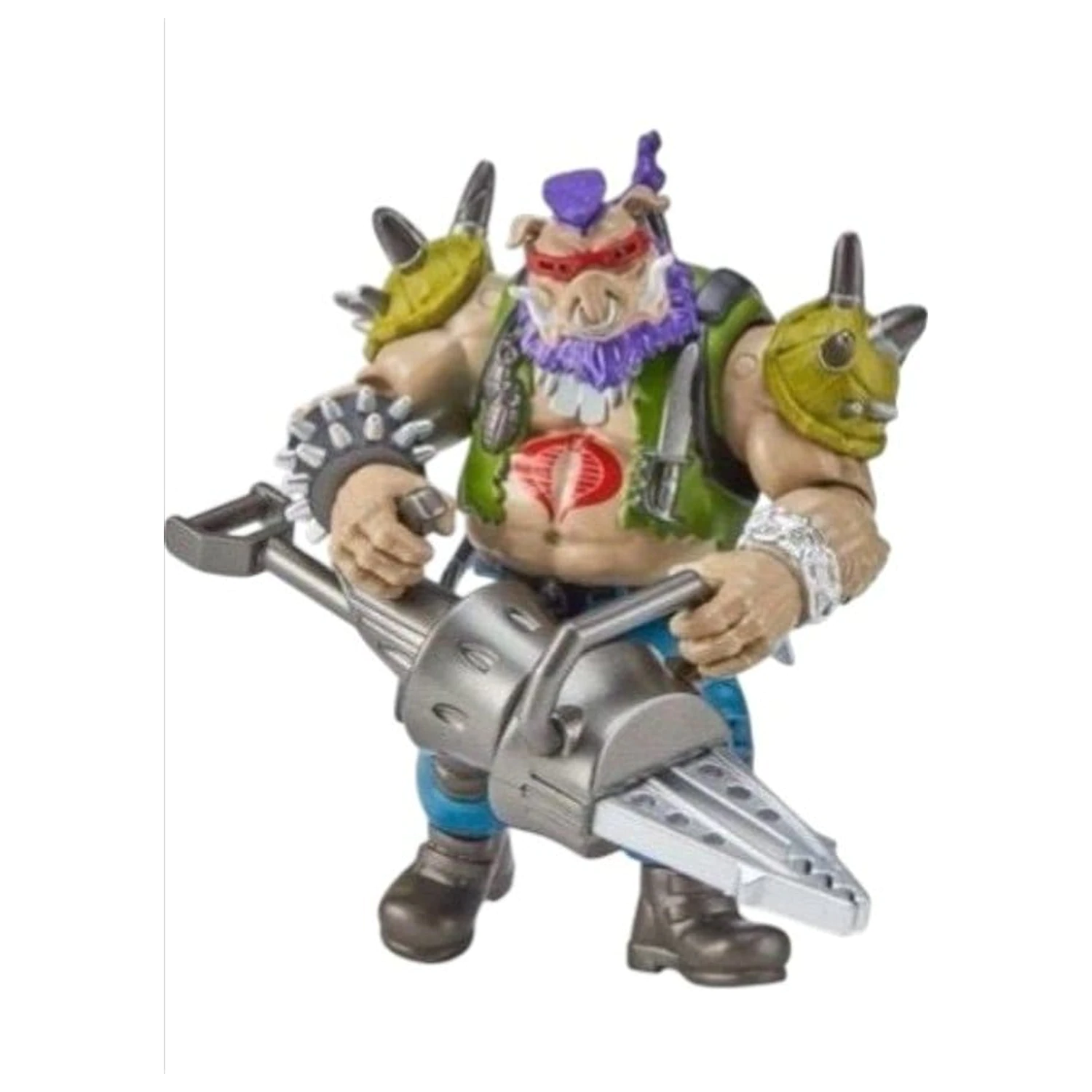 Teenage Mutant Ninja Turtles x G.I. Joe Crossover Classics Action Figur Bebop x Dreadnok Ripper 12 cm Produktfoto