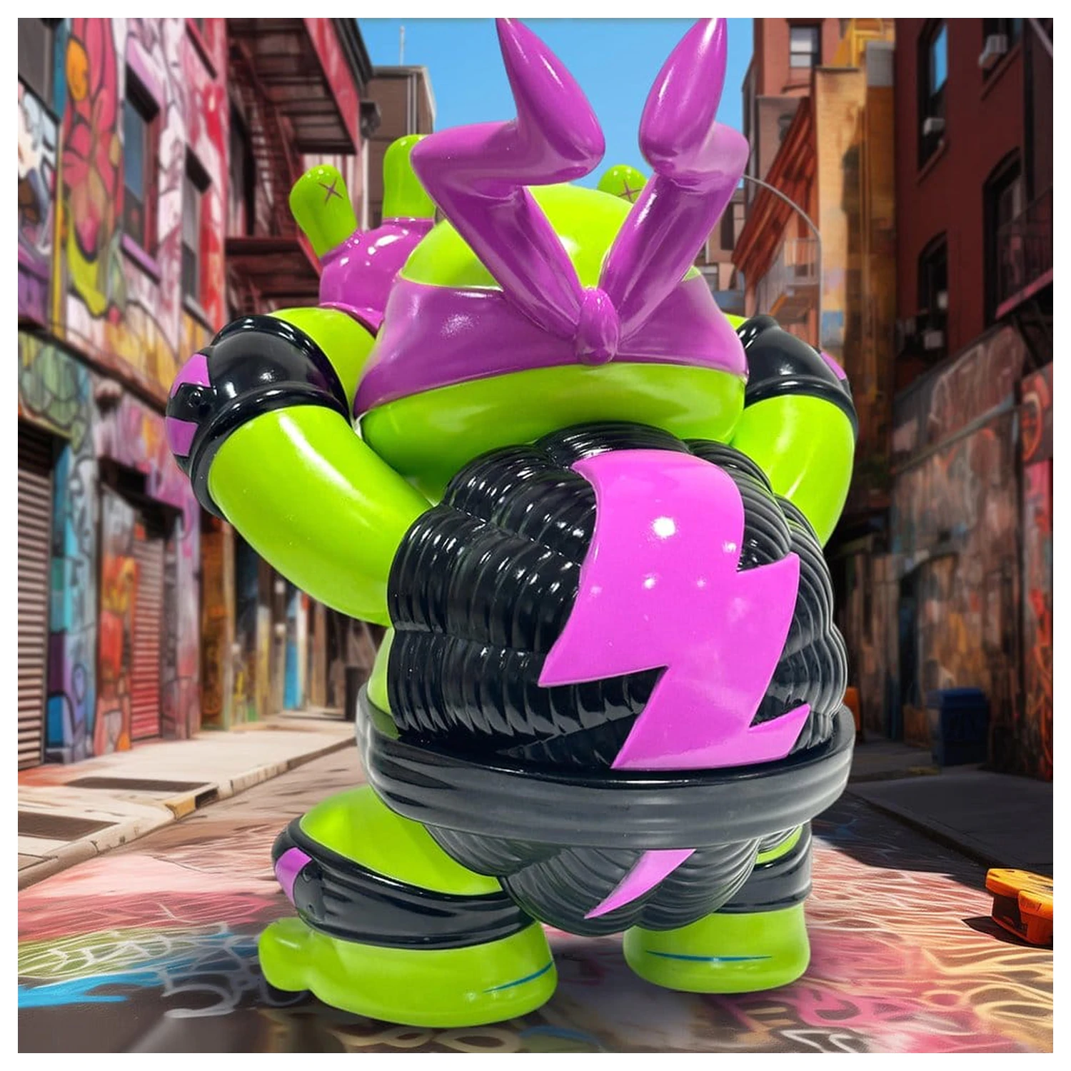 Teenage Mutant Ninja Turtles x Grape Brain Vinyl Figur Donatello 24 cm Produktfoto
