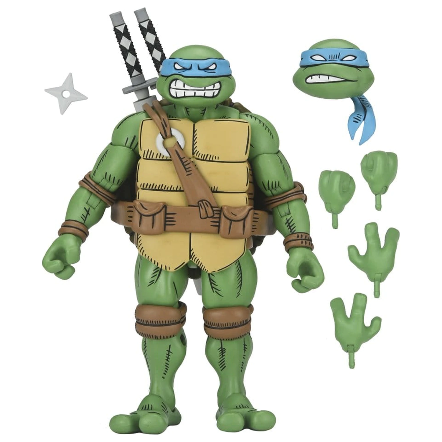 Teenage Mutant Ninja Turtles x Usagi Yojimbo Ultimative Action-Figur Leonardo 18 cm Produktfoto